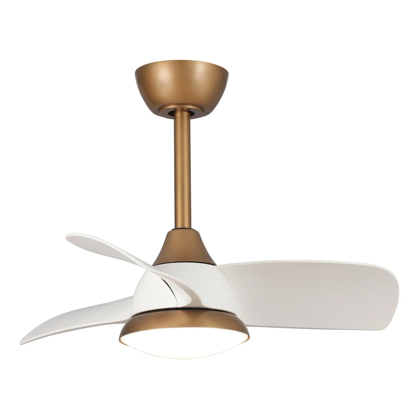 Parrot Uncle 28-Inch Modern DC Motor Indoor 3 Reversible Blades Ceiling Fan with LED Lighting and Remote Control, 3000/4000/6000K