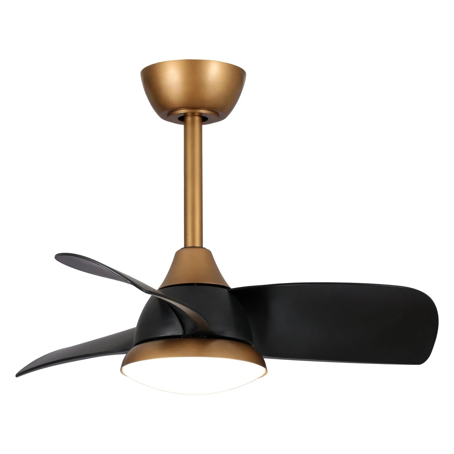 Parrot Uncle 28-Inch Modern DC Motor Indoor 3 Reversible Blades Ceiling Fan with LED Lighting and Remote Control, 3000/4000/6000K