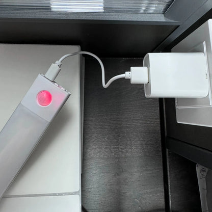 Motion-Sensor LED Light, USB Rechargeable Night Lamp, Modern Night Lights, under Cabinet Wardrobe Lamp, LED Night Light with Dimmable Feature for Kitchen, Bedroom, Hallway, Stairway, Closet, Wardrobe #GLOBAL PICKS